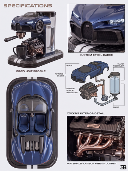 (PRE-ORDERS) Bugatti Coffee Maker